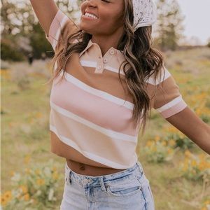 Roolee ‘Melt Your Heart’ Polo Top